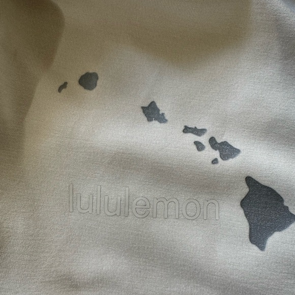 Lululemon Softstreme Perfectly Cropped Crew. Color: white opal. Hawaii! OFFER!!! - Picture 1 of 5